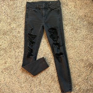 AMERICAN EAGLE NEXT LEVEL STRETCH HI RISE JEGGINGS